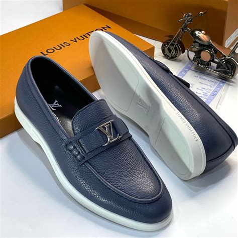 navy blue louis vuitton loafers|LV Resort Loafers .